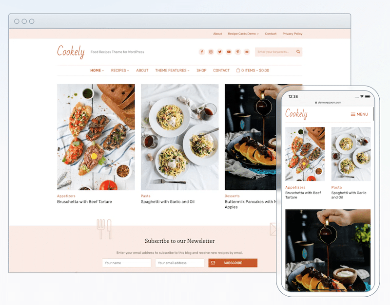 Cookely demo - Source: Cookely
