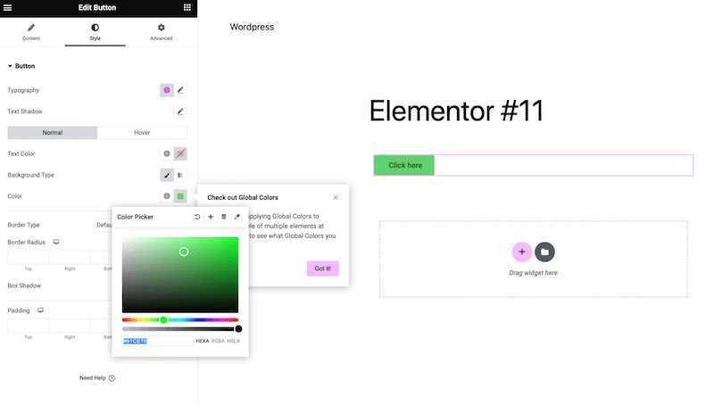 Intuitive customization - Source: Elementor