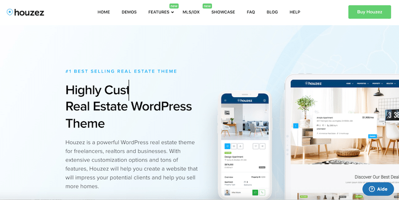 Real estate theme - Source: Houzez