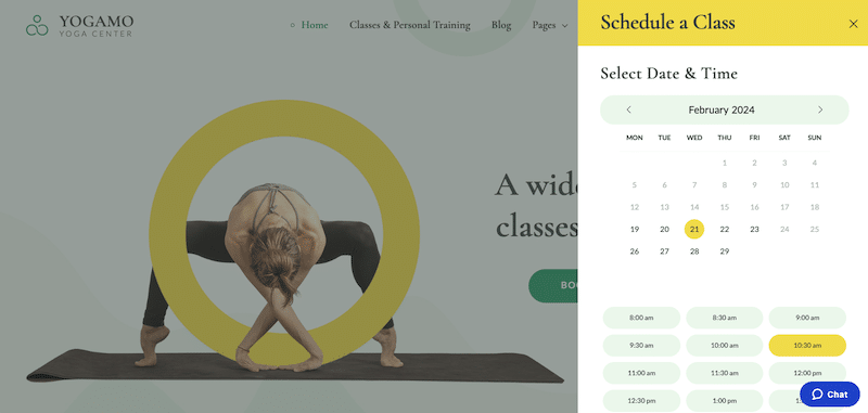 Yoga responsive theme - Source: Yogamo